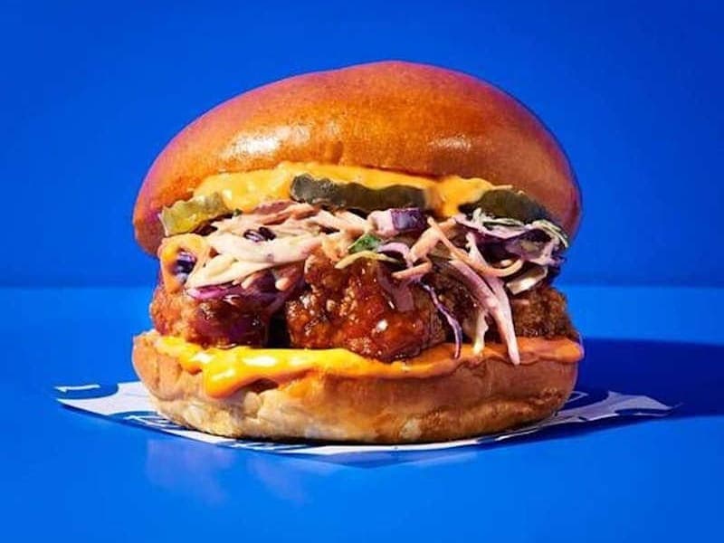 Gochu Chicken Coleslaw Bun