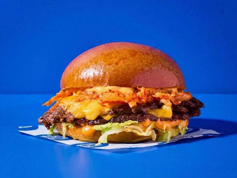 Gochu Kimchi Smash Burger