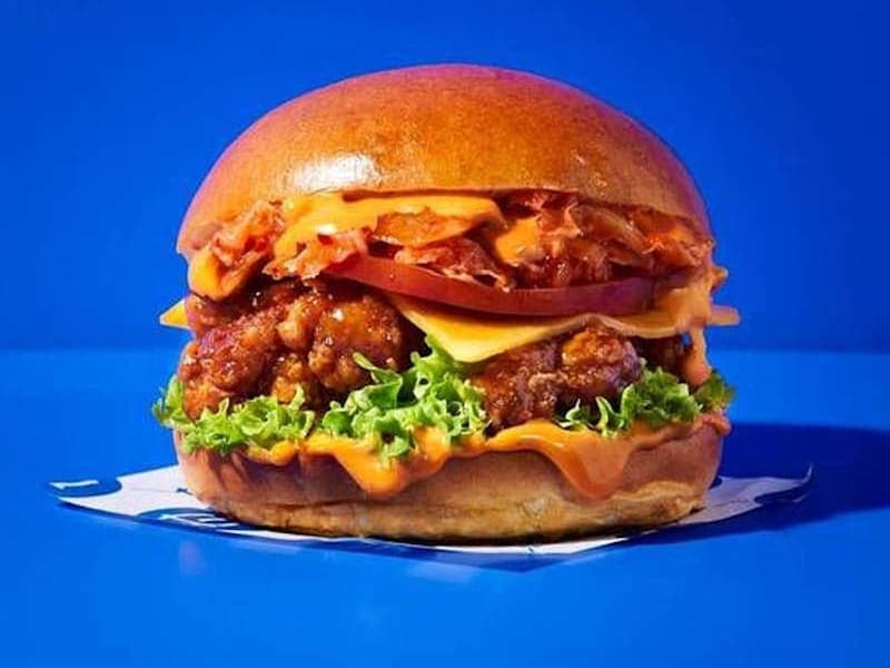 Kimchi Chicken Cheese Bun