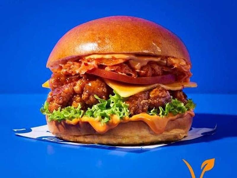 (Veg) Kimchi NoChicken Cheese Bun